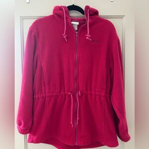 Vintage LL Bean pink fleece jacket